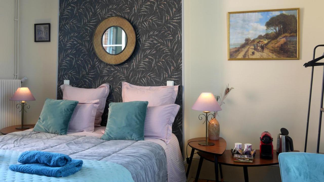 Honfleur, Entre Terre & Estuaire Bed and Breakfast La Rivière-Saint-Sauveur Værelse billede