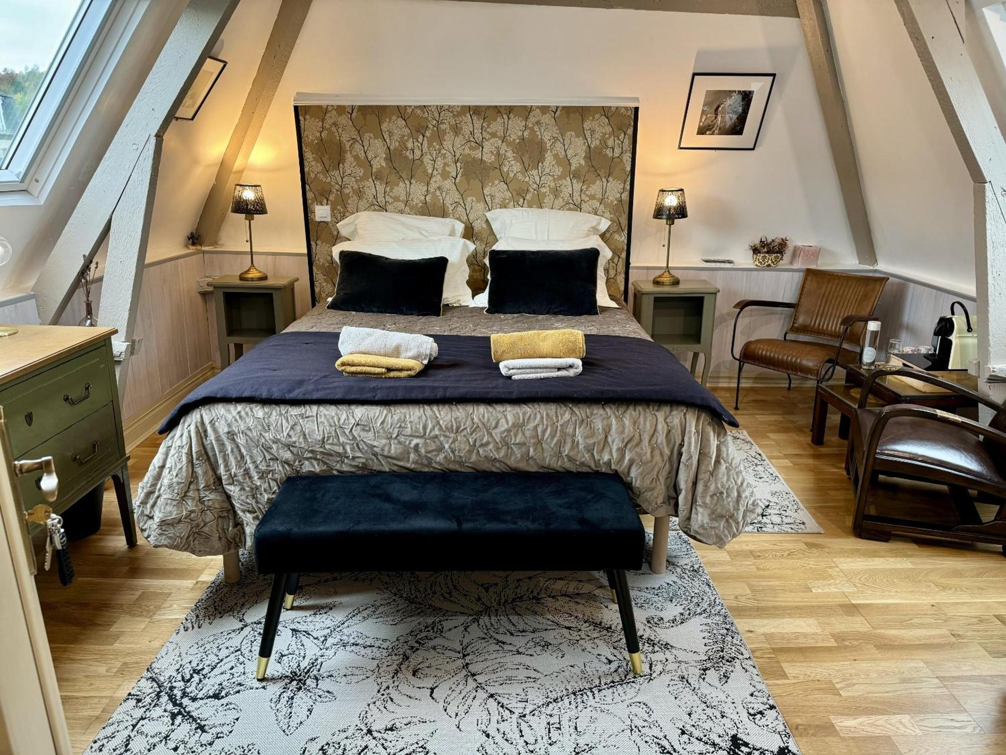 Honfleur, Entre Terre & Estuaire Bed and Breakfast La Rivière-Saint-Sauveur Værelse billede